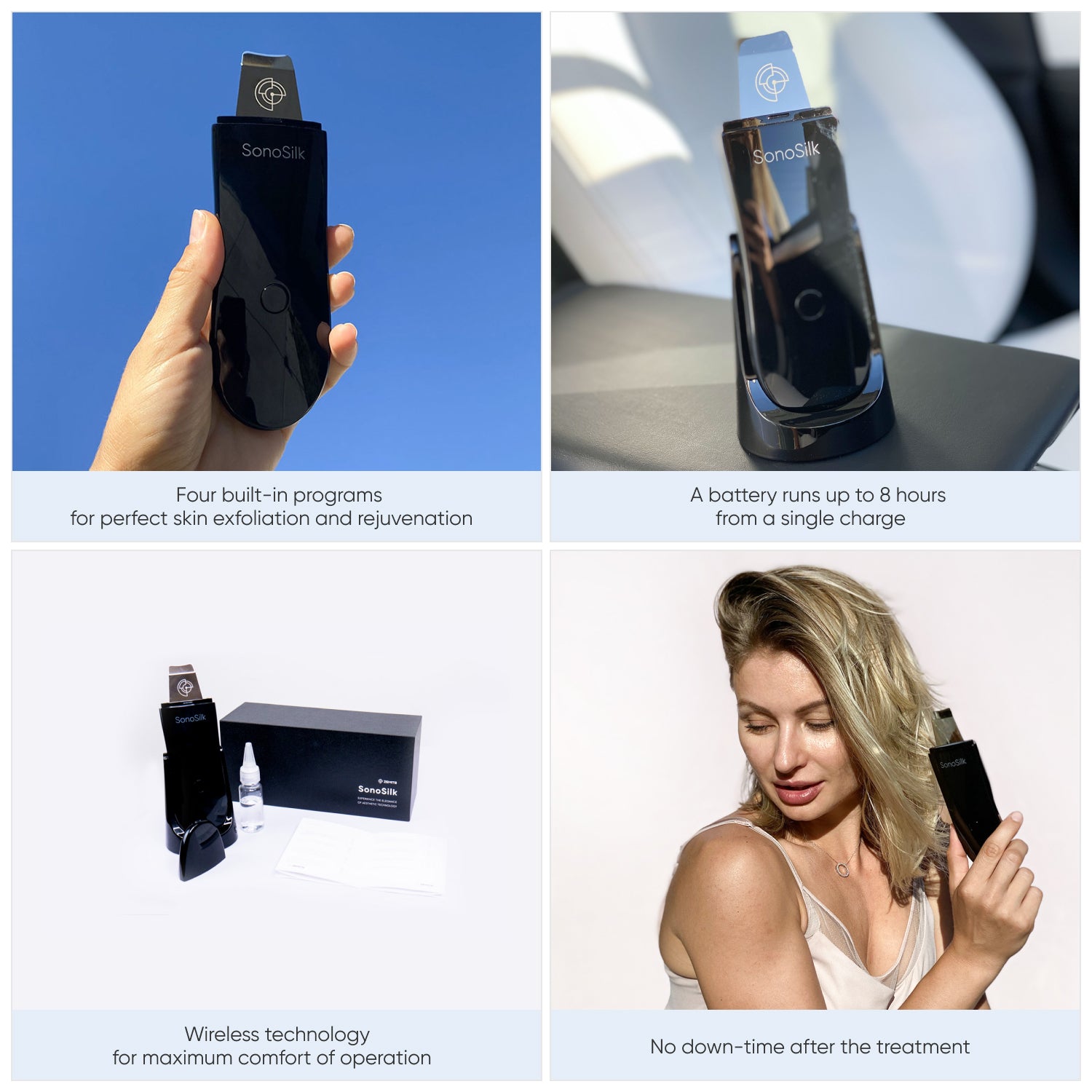 Zemits SonoSilk Ultrasonic Skin Scrubber